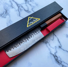 Load image into Gallery viewer, Carbon Drip Nakiri Knife
