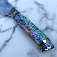 Load image into Gallery viewer, Abalone Pāua Slicing Knife
