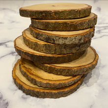 Load image into Gallery viewer, Natural Wooden Coasters
