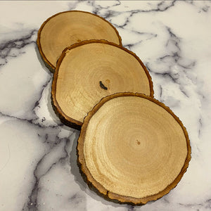 Natural Wooden Coasters