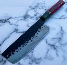 Load image into Gallery viewer, Technicoloured Nakiri Knife
