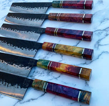 Load image into Gallery viewer, Technicoloured Nakiri Knife
