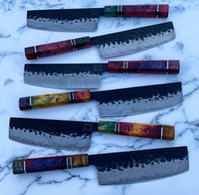 Load image into Gallery viewer, Technicoloured Nakiri Knife
