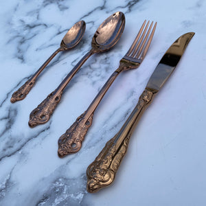 Rose Gold Cutlery Set