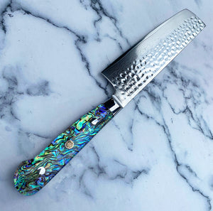 Abalone Pāua Nakiri Knife