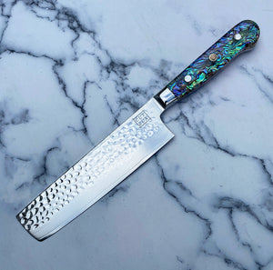 Abalone Pāua Nakiri Knife