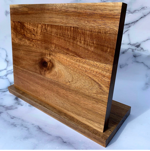 Acacia Wood Magnetic Knife Block
