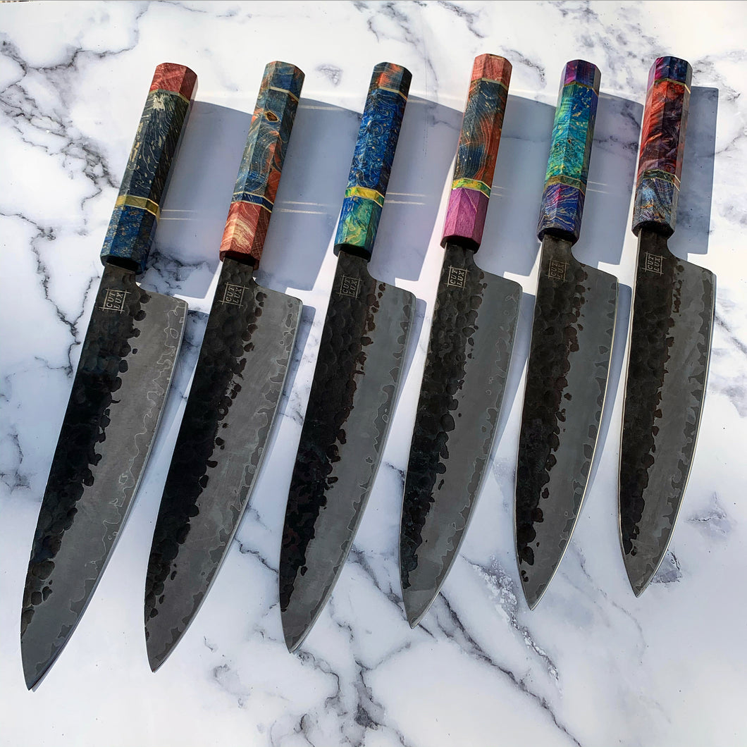 Technicoloured Chef Knife