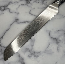 Load image into Gallery viewer, Galaxy Damascus Bread Knife
