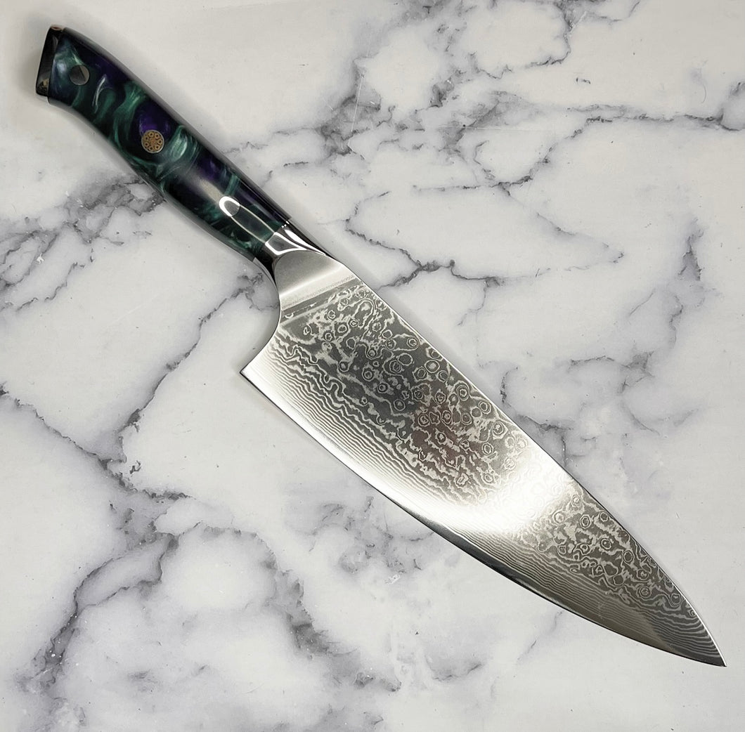 Galaxy Damascus Chef Knife