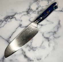 Load image into Gallery viewer, Galaxy Damascus Santoku Chef Knife
