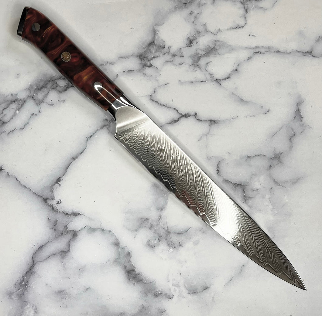 Galaxy Damascus Slicing Knife